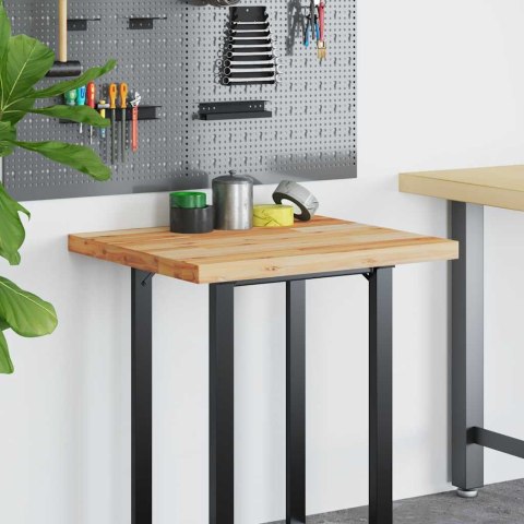 BLAT DO BIURKA WYKOŃCZONY OLEJEM 80X60X4CM DREWNO AKACJOWE