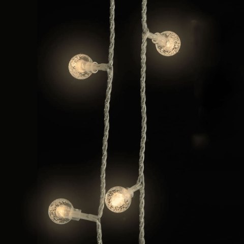 LAMPKI ŚWIĄTECZNE 40M 400 DIOD LED CIEPŁA BIEL 8 FUNKCJI