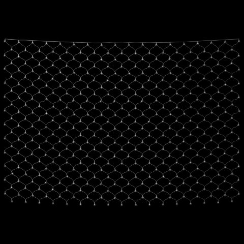 SIATKA LAMPEK ZIMNE BIAŁE ŚWIATŁO 3X2M 204 LED