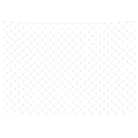 SIATKA Z LAMPEK LED CIEPŁA BIEL 3X3M 306 LED