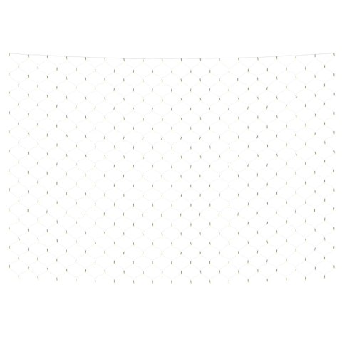 SIATKA Z LAMPEK LED CIEPŁA BIEL 4X4M 544 LED