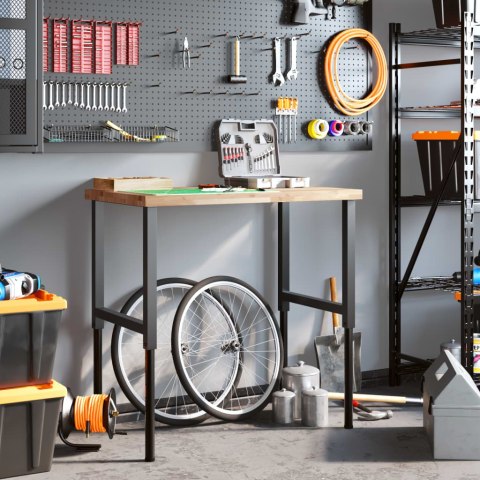 STOLIK ROBOCZY 100X60X(73-99,5)CM PROSTOKĄTNY AKACJOWY