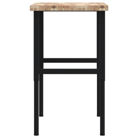 STOLIK ROBOCZY 100X60X(73-99,5)CM PROSTOKĄTNY AKACJOWY