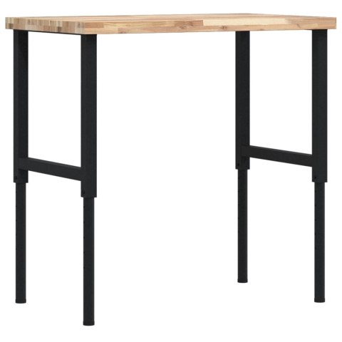 STOLIK ROBOCZY 100X60X(73-99,5)CM PROSTOKĄTNY AKACJOWY