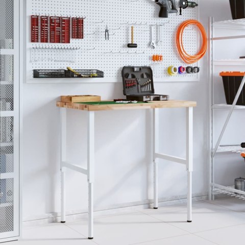 STOLIK ROBOCZY 100X60X(73-99,5)CM PROSTOKĄTNY AKACJOWY