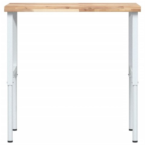 STOLIK ROBOCZY 100X60X(73-99,5)CM PROSTOKĄTNY AKACJOWY