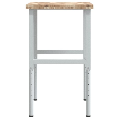 STOLIK ROBOCZY 100X60X(73-99,5)CM PROSTOKĄTNY AKACJOWY