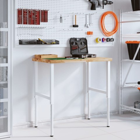 STOLIK ROBOCZY 100X60X(73-99,5)CM PROSTOKĄTNY AKACJOWY