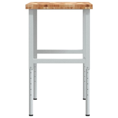 STOLIK ROBOCZY 100X60X(73-99,5)CM PROSTOKĄTNY AKACJOWY