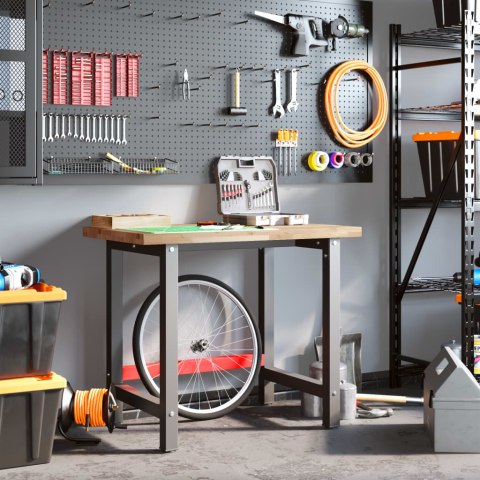 STOLIK ROBOCZY 100X60X83CM PROSTOKĄTNY LITE DREWNO AKACJOWE