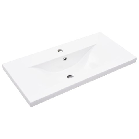 SZAFKA ŁAZIENKOWA Z WBUDOWANĄ UMYWALKĄ BETONOWA SZAROŚĆ