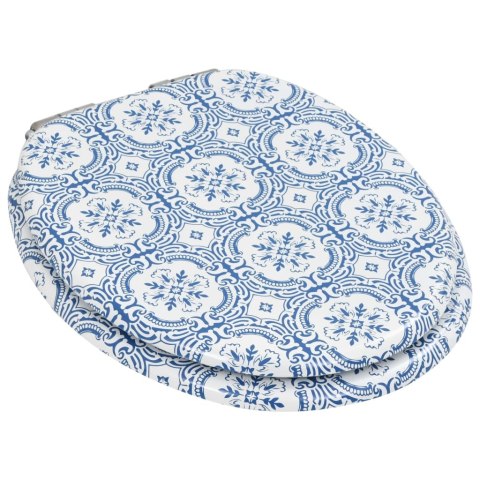 DESKA KLOZETOWA WOLNOOPADAJĄCA WZÓR W OZDOBNE KAFELKI