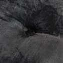 PUF OKRĄGŁY AKSAMITNY 40X20CM ANTRACYT