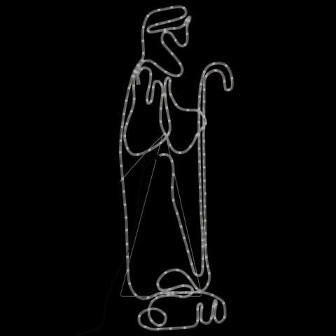 ŚWIĄTECZNA DEKORACJA PASTUSZEK I BARANEK 168 LED 102,5X35CM