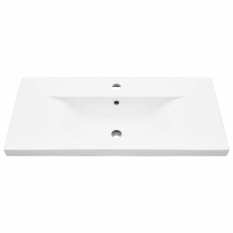 SZAFKA POD UMYWALKĘ Z DRZWIAMI CZARNY DĄB 80X39X62CM