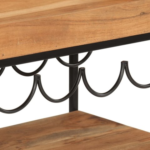 WÓZEK BAROWY 60X40X80CM LITE DREWNO AKACJOWE I ŻELAZO