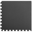 MATY PODŁOGOWE 6 SZT. 2,16 ㎡ PIANKA EVA CZARNE