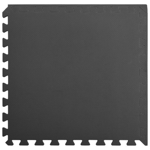 MATY PODŁOGOWE 6 SZT. 2,16 ㎡ PIANKA EVA CZARNE