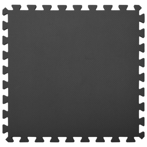 MATY PODŁOGOWE 6 SZT. 2,16 ㎡ PIANKA EVA CZARNE