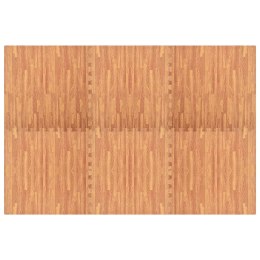 MATY PODŁOGOWE 6 SZT. WZÓR DREWNA 2,16 ㎡ PIANKA EVA