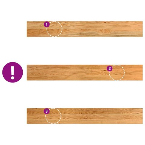 PARAPETY 2 SZT. JASNOBRĄZOWY 110X15X2CM LITE DREWNO DĘBOWE