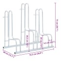 STOJAK NA 3 ROWERY WOLNOSTOJĄCY STAL GALWANIZOWANA
