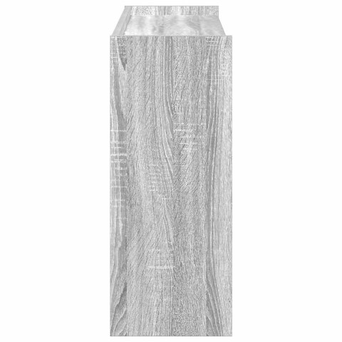 STOJAK NA BUTY SZARY DĄB SONOMA 80X25X62CM