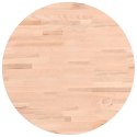 BLAT DO STOLIKA Ø50X1,5CM OKRĄGŁY LITE DREWNO BUKOWE