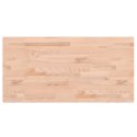 BLAT STOŁU 80X40X1,5CM PROSTOKĄTNY LITE DREWNO BUKOWE