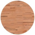 BLAT STOŁU Ø50X1,5CM OKRĄGŁY LITE DREWNO BUKOWE