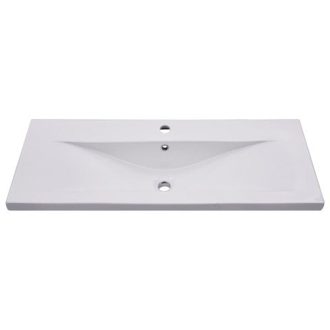 UMYWALKA WPUSZCZANA 101X39,5X18,5CM CERAMICZNA BIAŁA