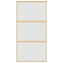 DRZWI PRZESUWNE ZŁOTE 102,5X205CM MROŻONE SZKŁO ESG