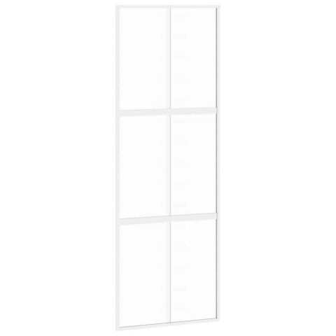 DRZWI PRZESUWNE ZŁOTE 76X205CM SZKŁO HARTOWANE I ALUMINIUM