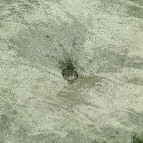 PUF OKRĄGŁY AKSAMITNY 40X20CM ZIELONY