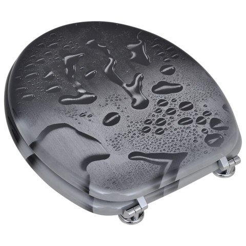 DESKI SEDESOWE 2 SZT. WZÓR KROPEL WODY