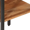 STOLIK BOCZNY 35X35X45 LITE DREWNO AKACJI I ŻELAZO