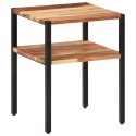 STOLIK BOCZNY 35X35X45 LITE DREWNO AKACJI I ŻELAZO