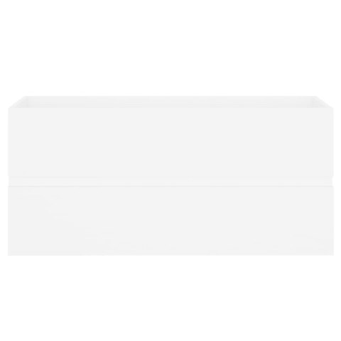 SZAFKA Z WBUDOWANĄ UMYWALKĄ BIAŁA