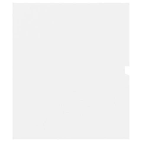 SZAFKA Z WBUDOWANĄ UMYWALKĄ BIAŁA