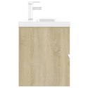 SZAFKA Z WBUDOWANĄ UMYWALKĄ KOLOR DĄB SONOMA