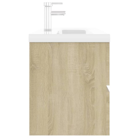 SZAFKA Z WBUDOWANĄ UMYWALKĄ KOLOR DĄB SONOMA
