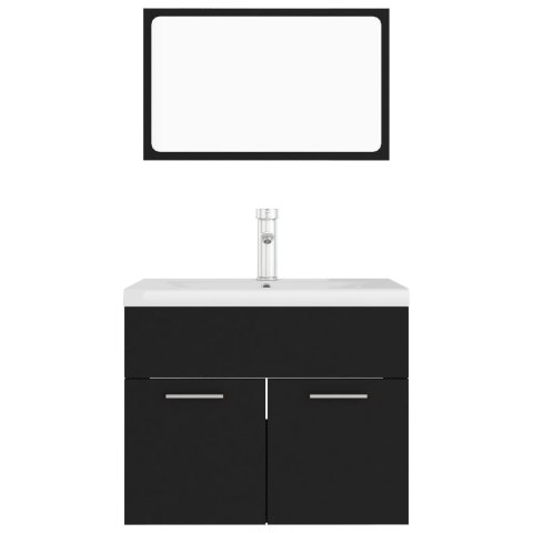 ZESTAW MEBLI ŁAZIENKOWYCH CZARNY