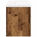 2-CZĘŚCIOWY ZESTAW MEBLI ŁAZIENKOWYCH KOLOR STAREGO DREWNA