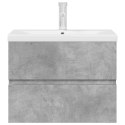 2-CZĘŚCIOWY ZESTAW MEBLI ŁAZIENKOWYCH SZAROŚĆ BETONU