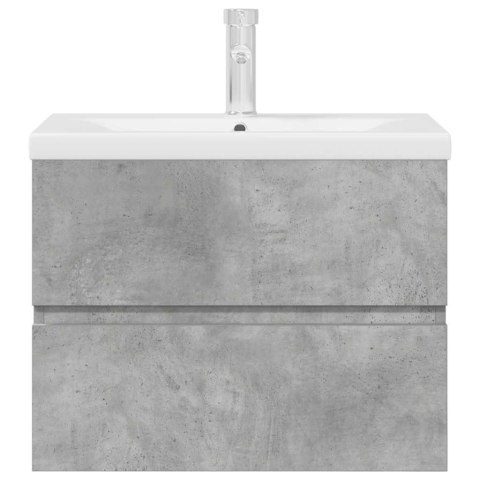 2-CZĘŚCIOWY ZESTAW MEBLI ŁAZIENKOWYCH SZAROŚĆ BETONU
