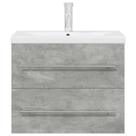 2-CZĘŚCIOWY ZESTAW MEBLI ŁAZIENKOWYCH SZAROŚĆ BETONU