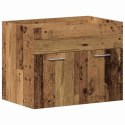 ZESTAWY BRĄZOWY BIAŁY 60X38.5X46CM DREWNO LITE CERAMIKA