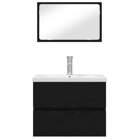 ZESTAW MEBLI ŁAZIENKOWYCH 3 SZT. DĄB ARTISAN 60X38.5X45CM