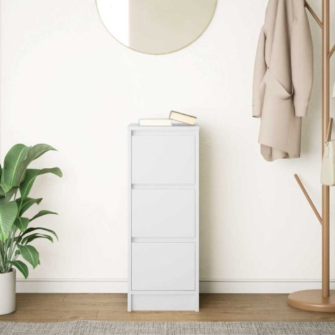 KOMODA BIAŁA 29,5X34X76CM DREWNO KLEJONE