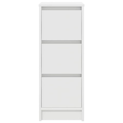 KOMODA BIAŁA 29,5X34X76CM DREWNO KLEJONE